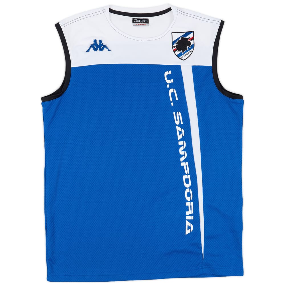 2006-07 Sampdoria Kappa Training Shirt - 9/10 - (L)
