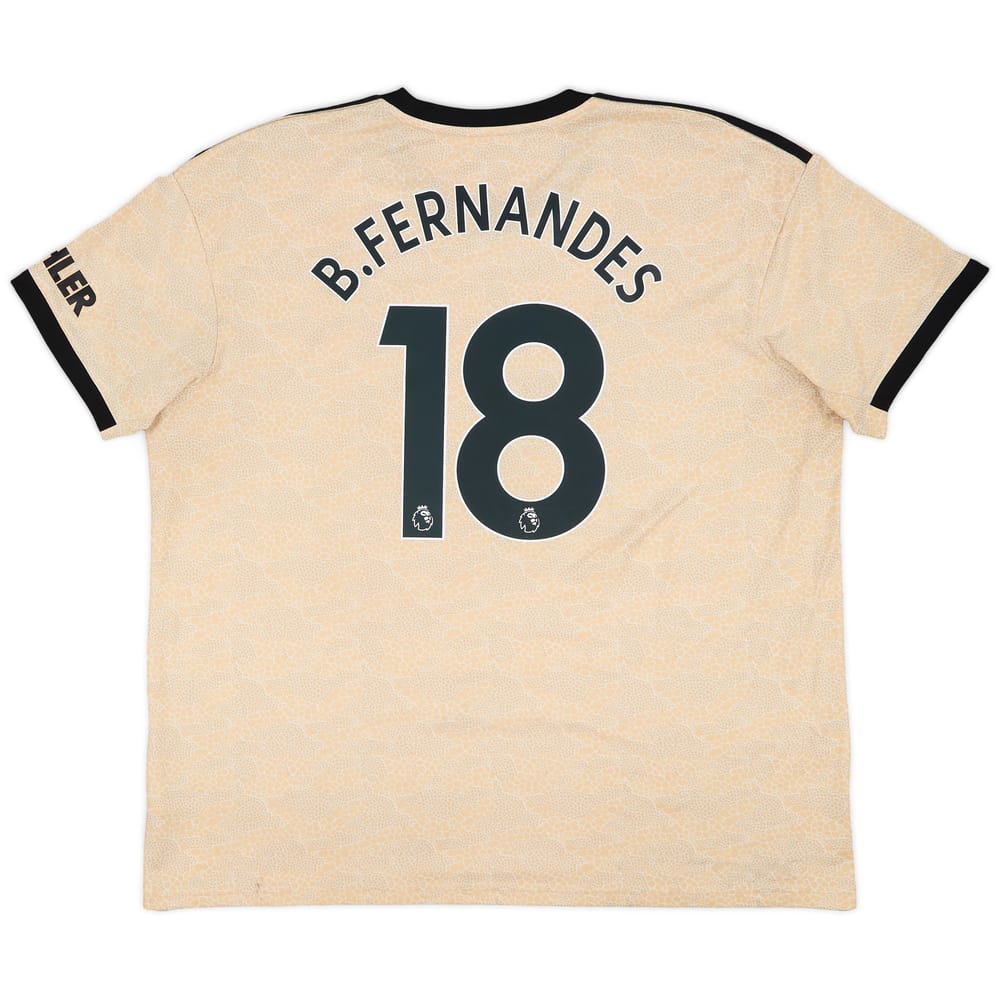 2019-20 Manchester United Away Shirt B.Fernandes #18 - 7/10 - (XXL)