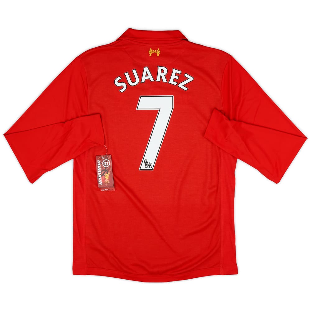 2012-13 Liverpool Home L/S Shirt Suarez #7 (M)