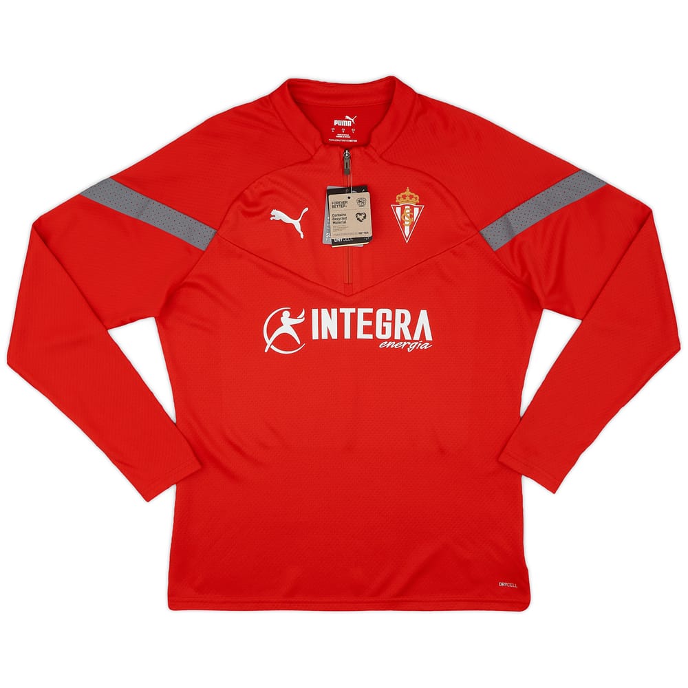 2022-23 Sporting Gijon Puma 1/4 Zip Training Top