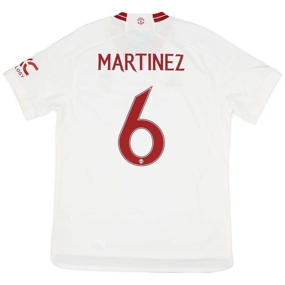 2023-24 Manchester United Third Shirt Martinez #6 (L)