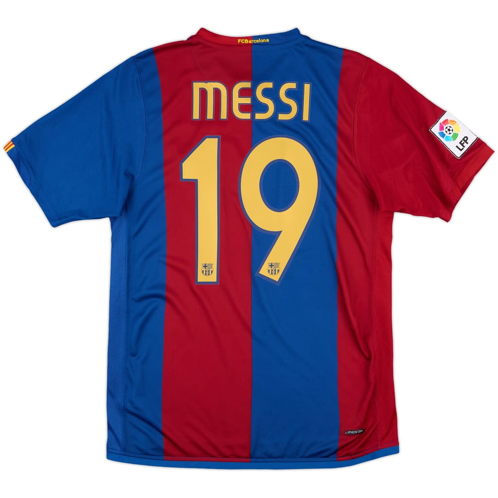 2006-07 Barcelona Home Shirt Messi #19 - 8/10 - (S)