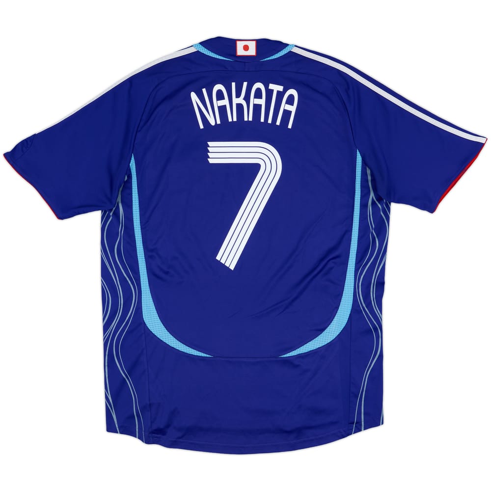 2006-08 Japan Home Shirt Nakata #7 - 8/10 - (L)