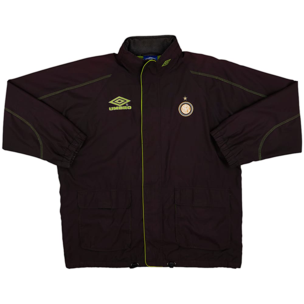 1998-99 Inter Milan Umbro Hooded Rain Jacket - 8/10 - (L)