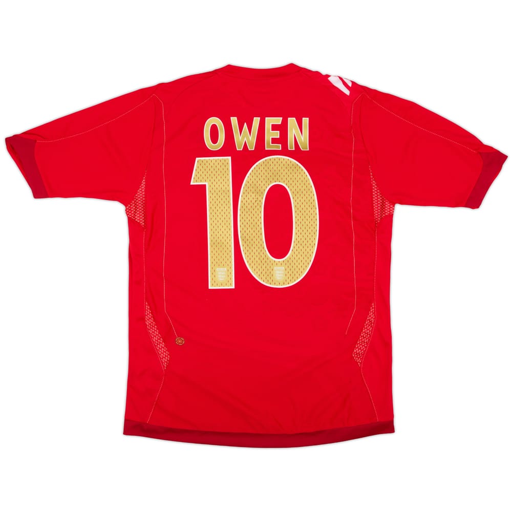 2006-08 England Away Shirt Owen #10 - 5/10 - (M)