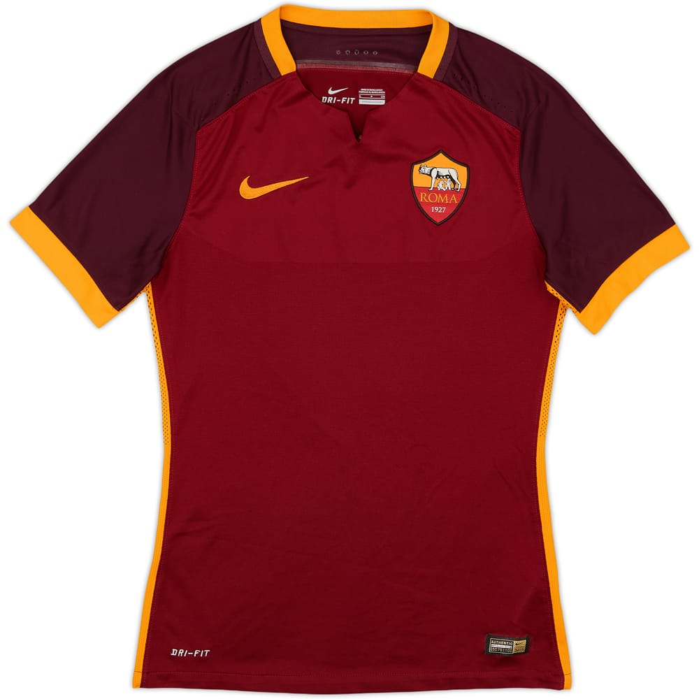2015-16 Roma Authentic Home Shirt - 4/10 - (S)