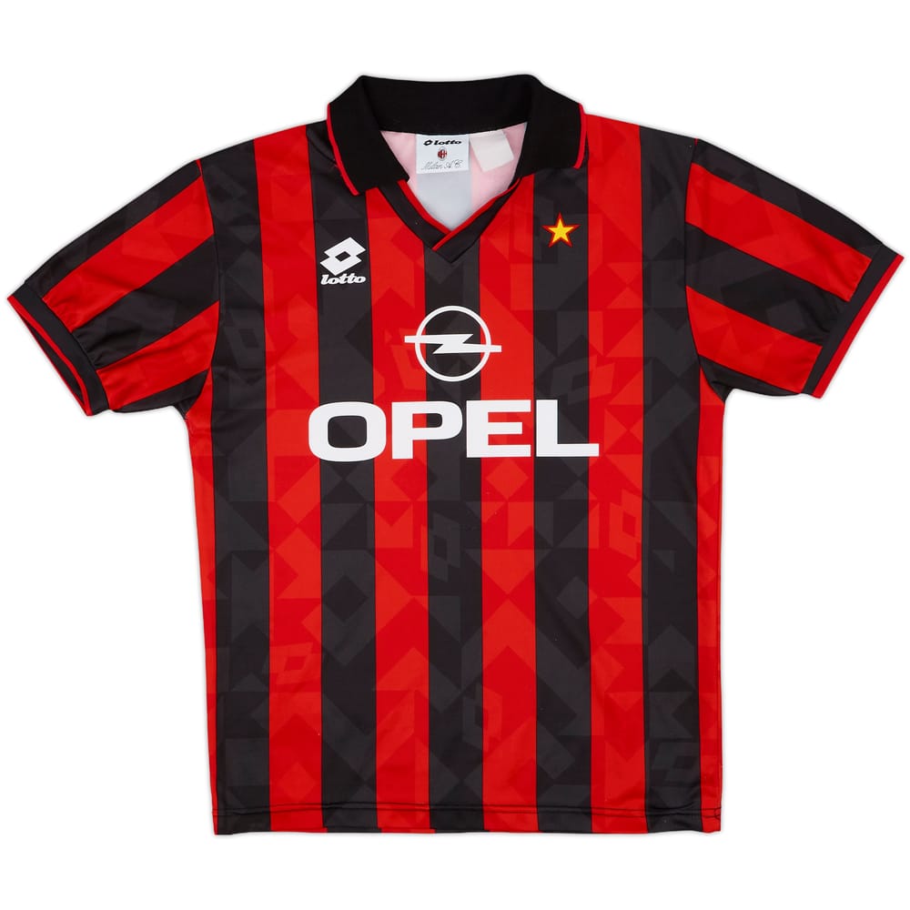 1994-95 AC Milan Home Shirt - 9/10 - (L)