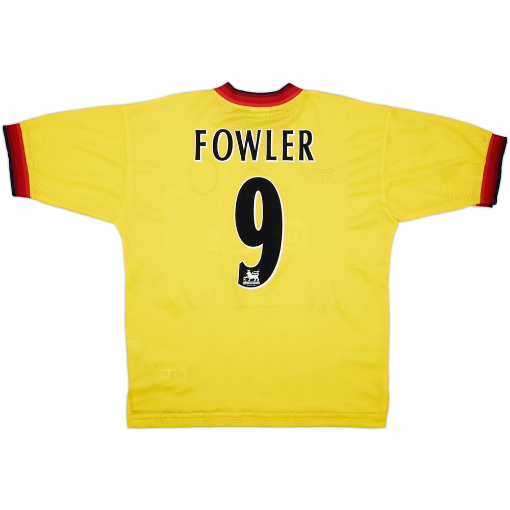 1997-99 Liverpool Away Shirt Fowler #9 - 10/10 - (L)