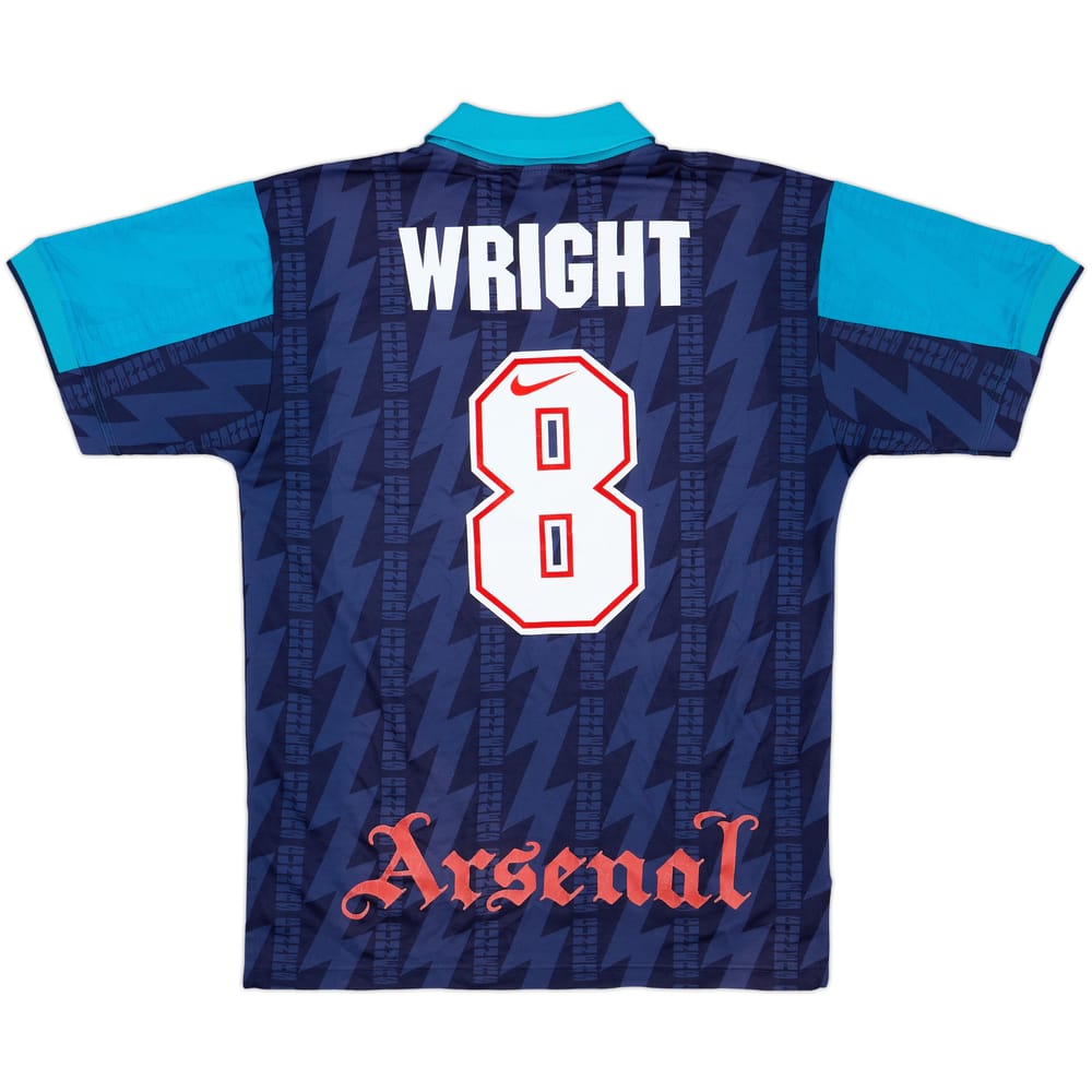 1994-95 Arsenal Away Shirt Wright #8 - 7/10 - (S)