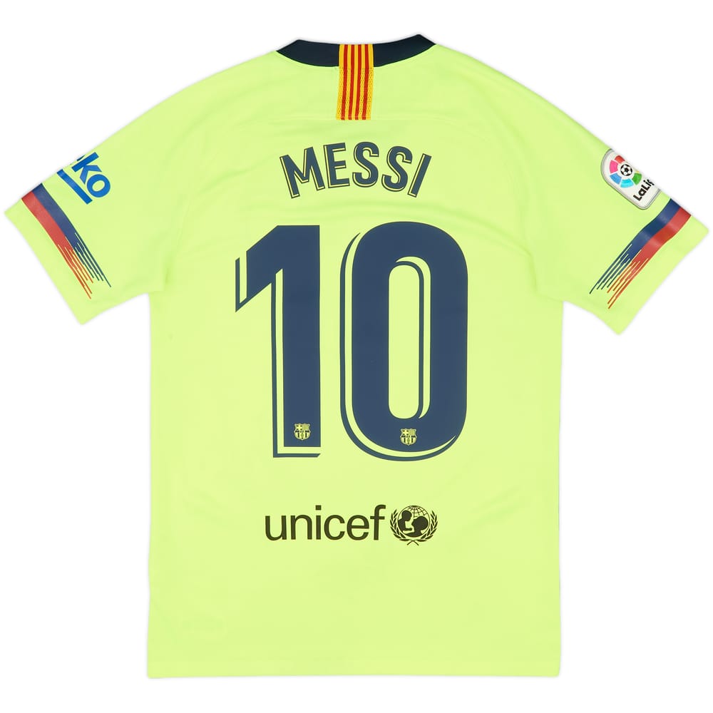 2018-19 Barcelona Away Shirt Messi #10 - 6/10 - (S)