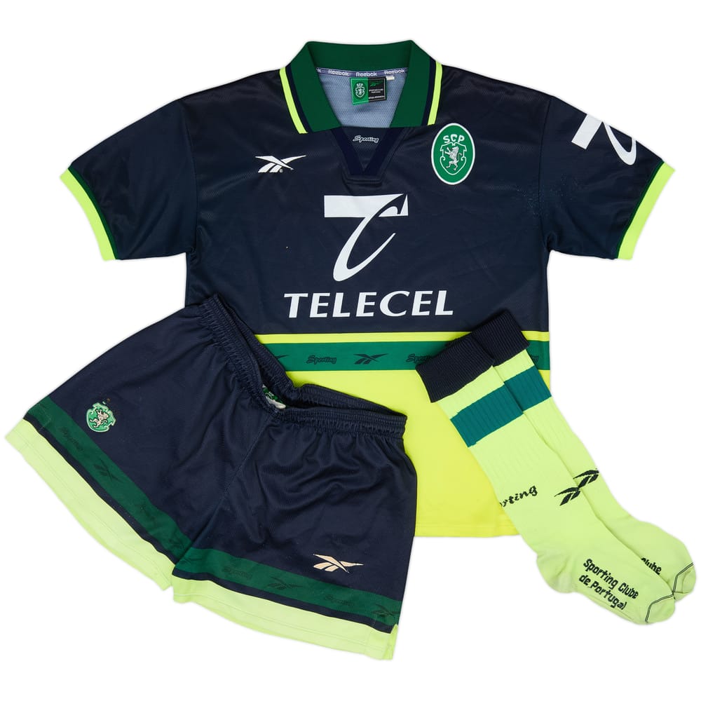 1998-99 Sporting CP Away Full Kit - 9/10 - (S)