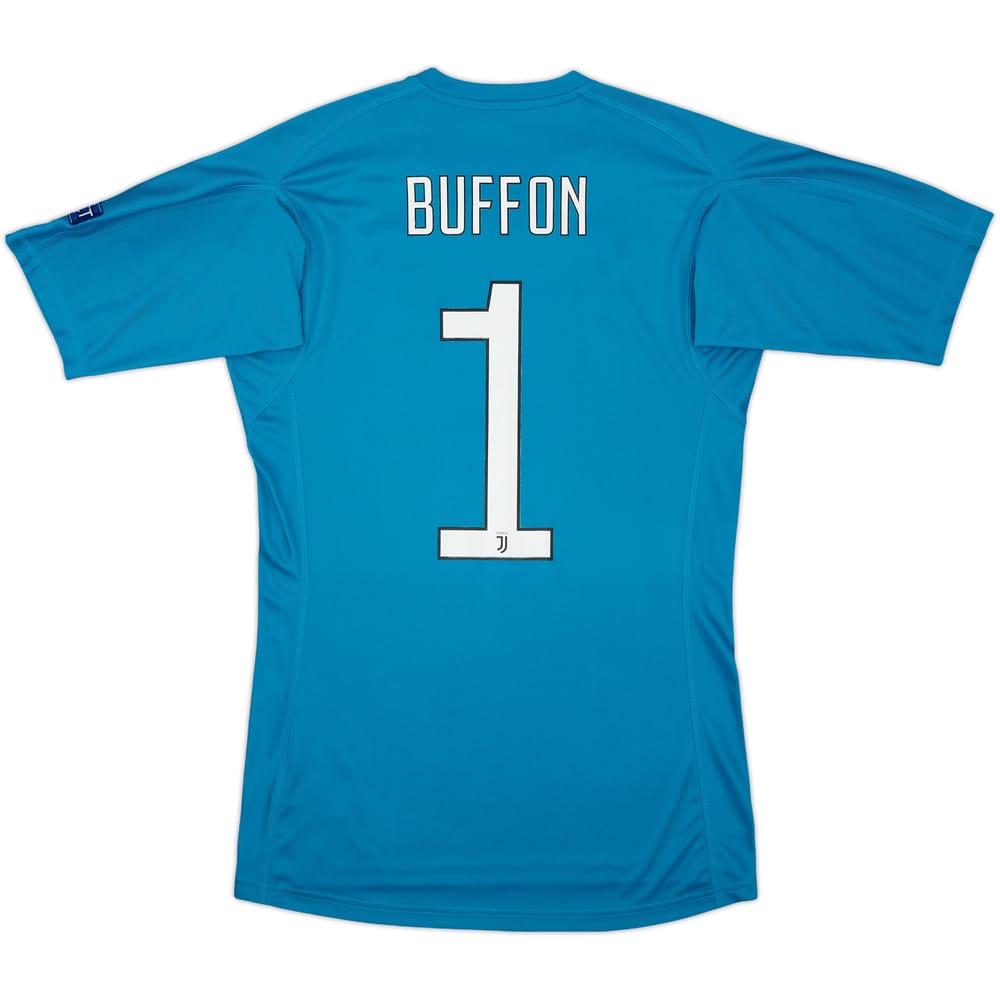 2017-18 Juventus GK S/S Shirt Buffon #1 - 7/10 - (S)