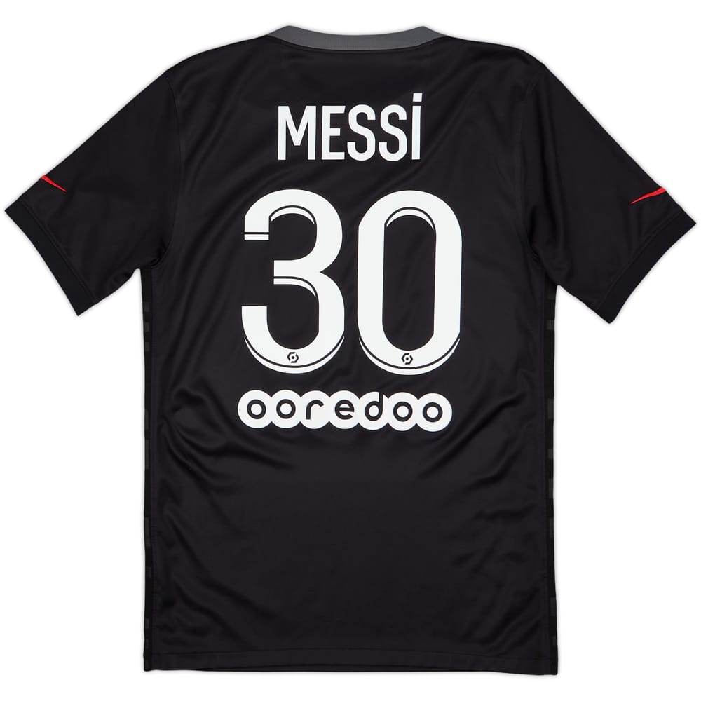 2021-22 Paris Saint-Germain Third Shirt Messi #30 - 8/10 - (S)