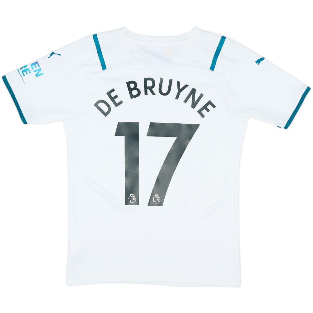 2021-22 Manchester City Away Shirt De Bruyne #17 - 9/10 - (S)