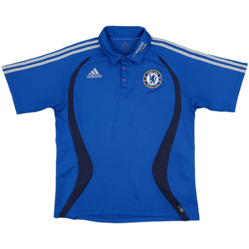 2006-07 Chelsea adidas Polo Shirt - 8/10 - (L)