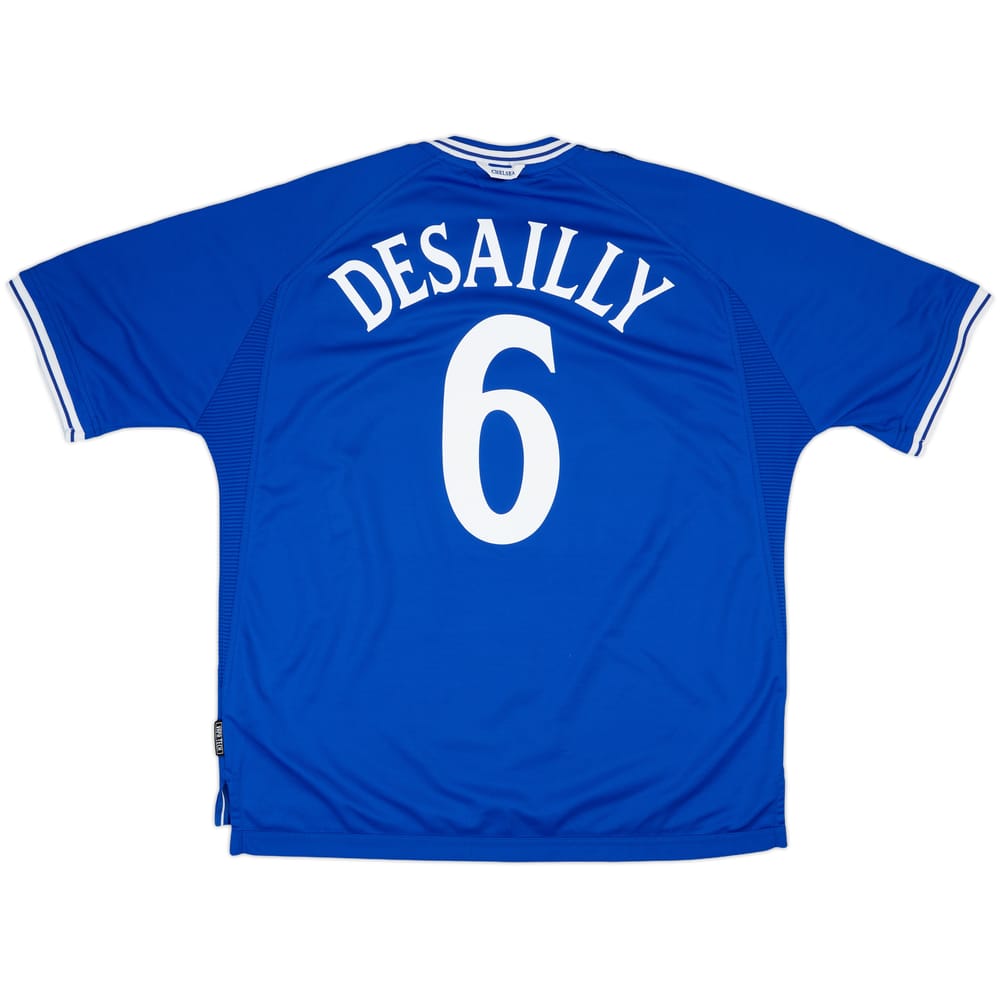 1999-01 Chelsea Home Shirt Desailly #6 - 8/10 - (XXL)
