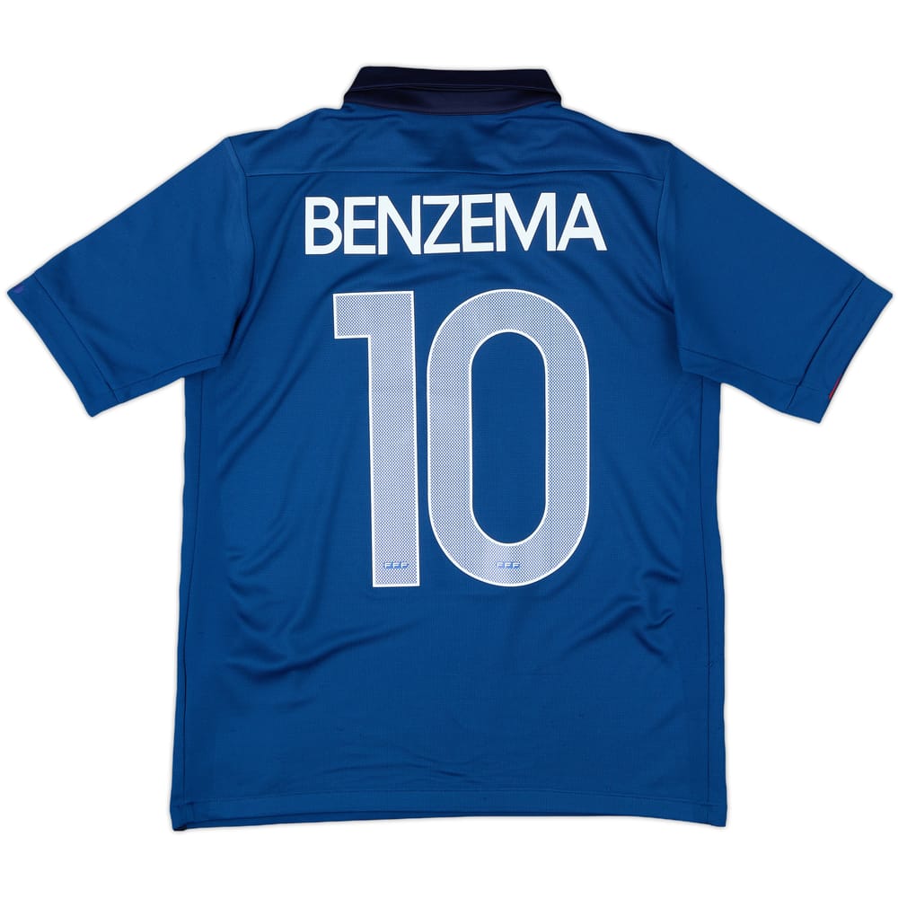 2011-12 France Home Shirt Benzema #10 - 8/10 - (L.Boys)