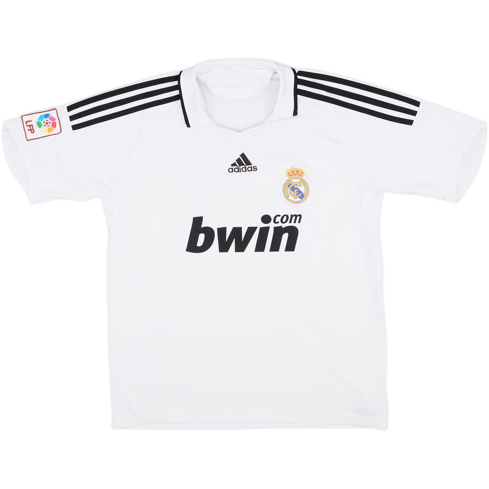 2008-09 Real Madrid Home Shirt - 7/10 - (XL.Boys)