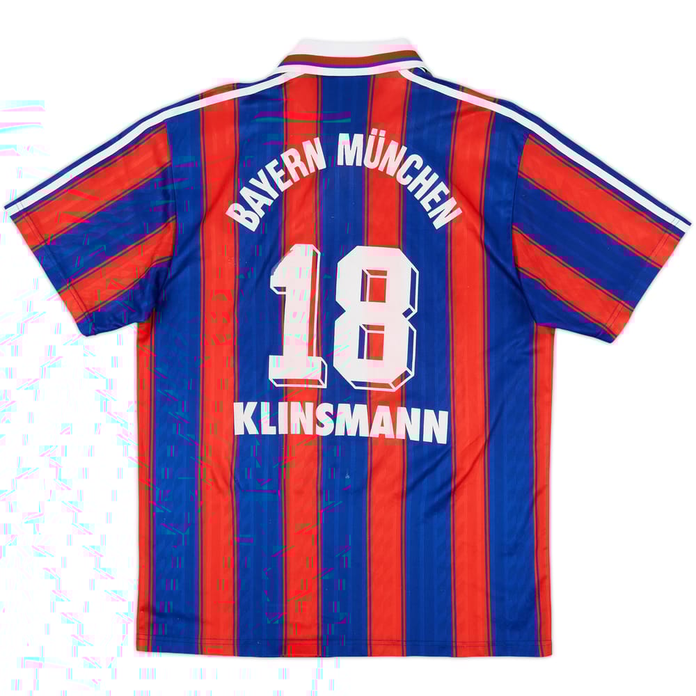 1995-97 Bayern Munich Home Shirt Klinsmann #18 - 5/10 - (M)