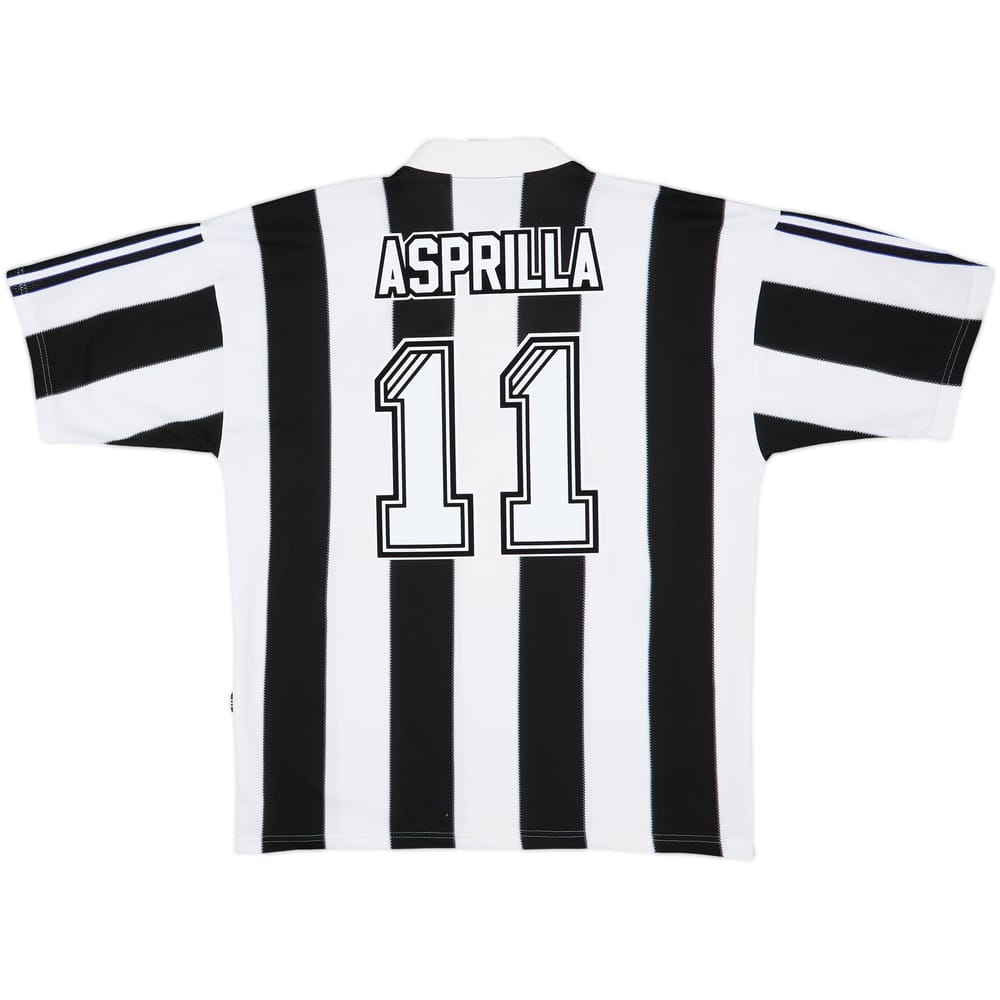 1995-97 Newcastle Home Shirt Asprilla #11 - 9/10 - (L)