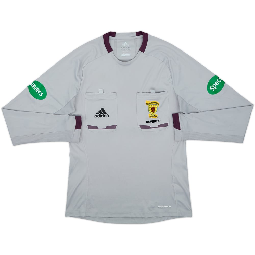 2011-12 Scotland adidas Referee L/S Shirt - 9/10 - (S)