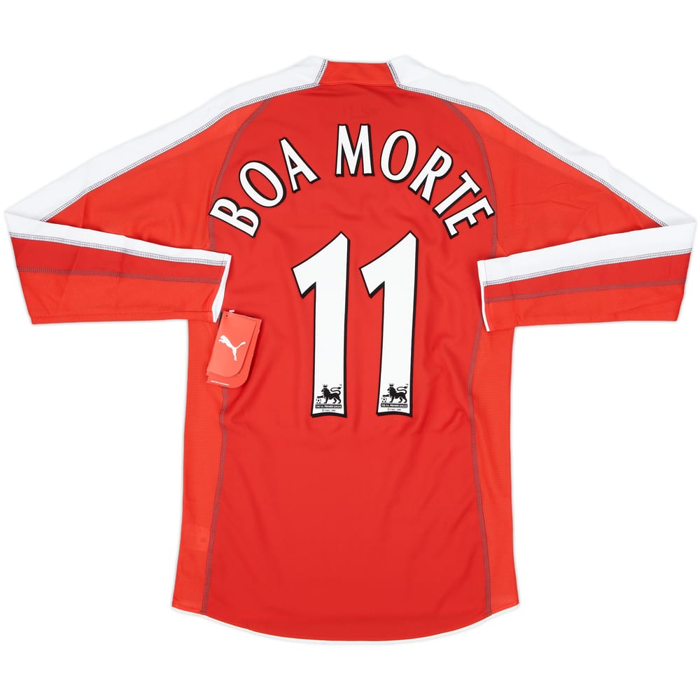 2005-06 Fulham Away L/S Shirt Boa Morte #11 (S)