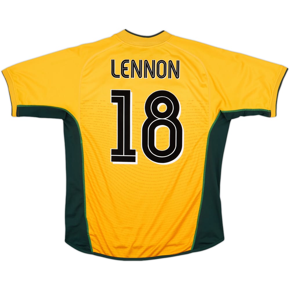 2002-03 Celtic Away Shirt Lennon #18 - 8/10 - (L)