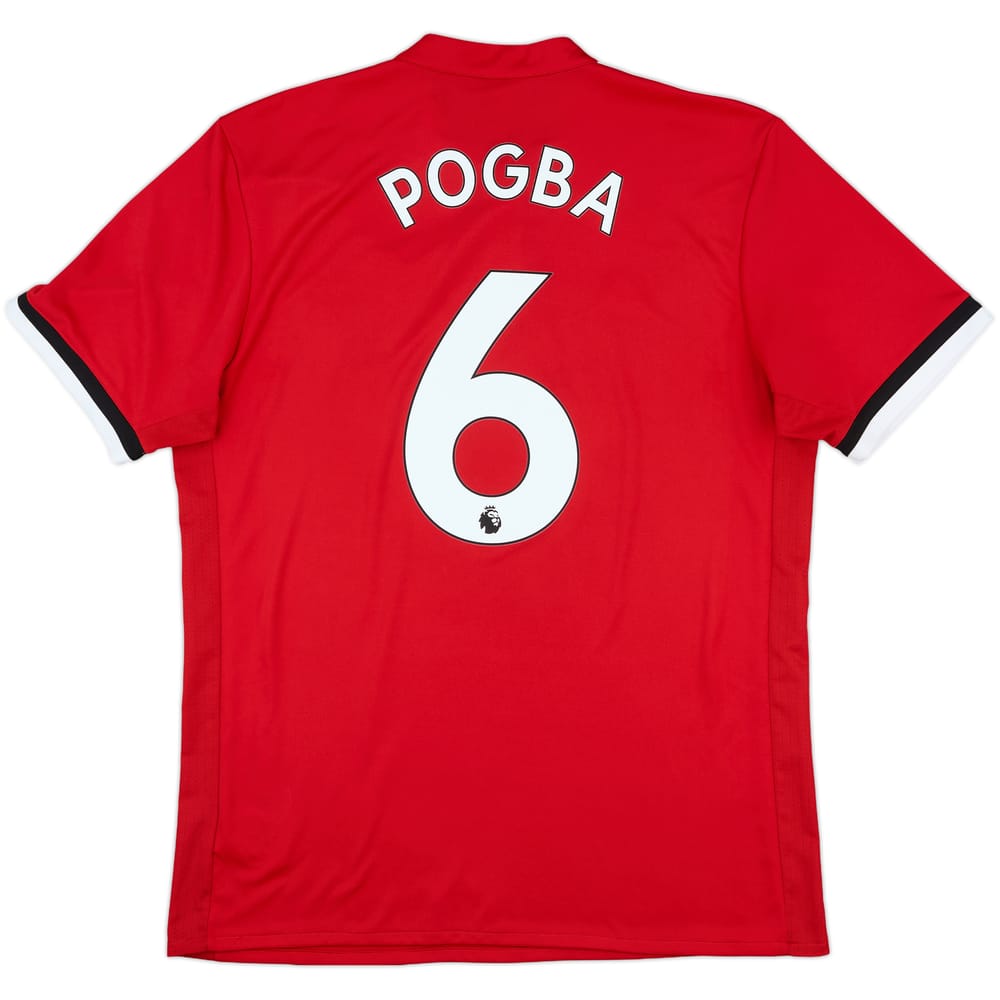 2017-18 Manchester United Home Shirt Pogba #6 - 6/10 - (S)