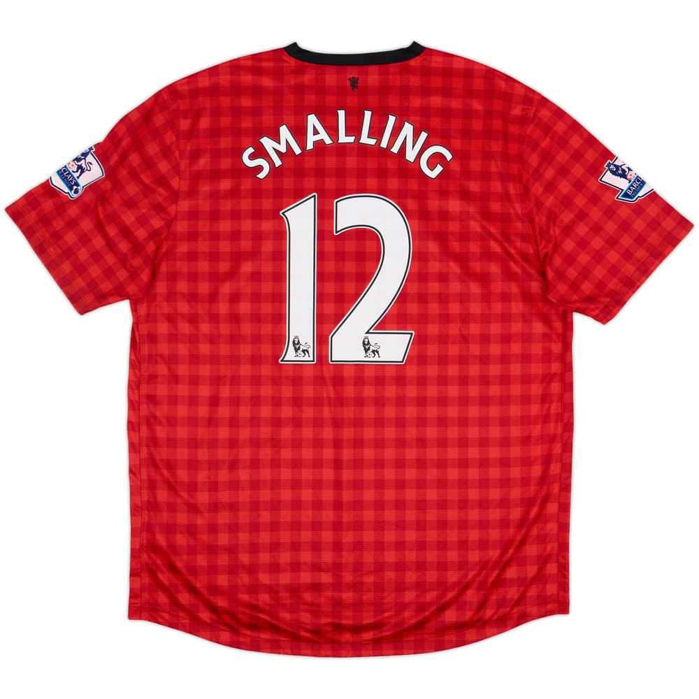 2012-13 Manchester United Camiseta Local Smalling #12 - 6/10 - (XL)