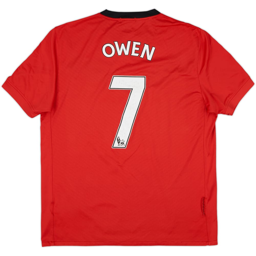 2009-10 Manchester United Home Shirt Owen #7 - 7/10 - (L)