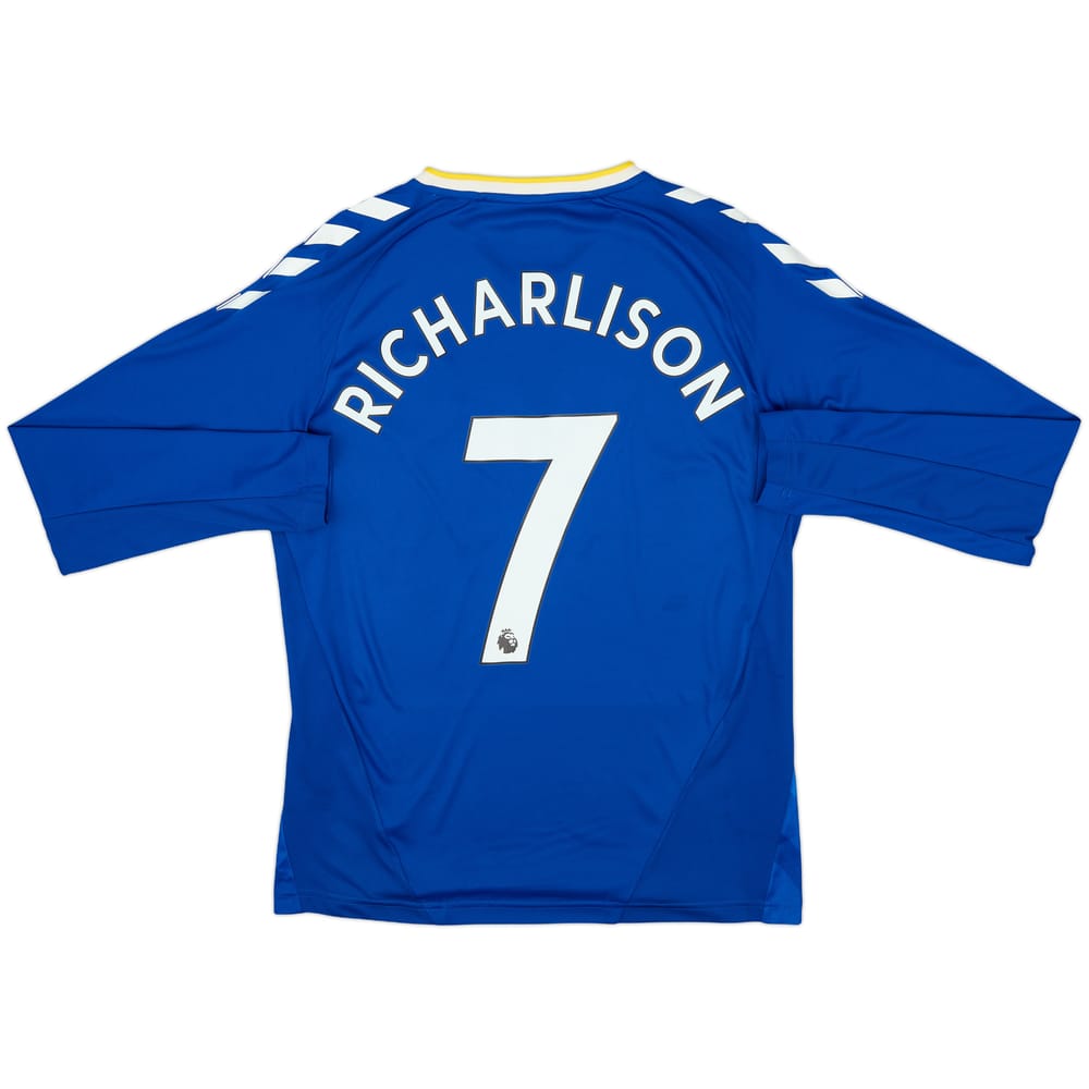 2021-22 Everton Home L/S Shirt Richarlison #7 - 9/10 - (M)