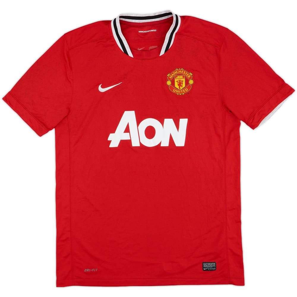 2011-12 Manchester United Home Shirt - 5/10 - (L)