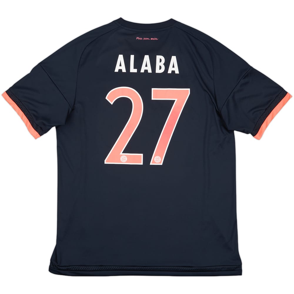 2015-16 Bayern Munich Third Shirt Alaba #27 - 8/10 - (L)