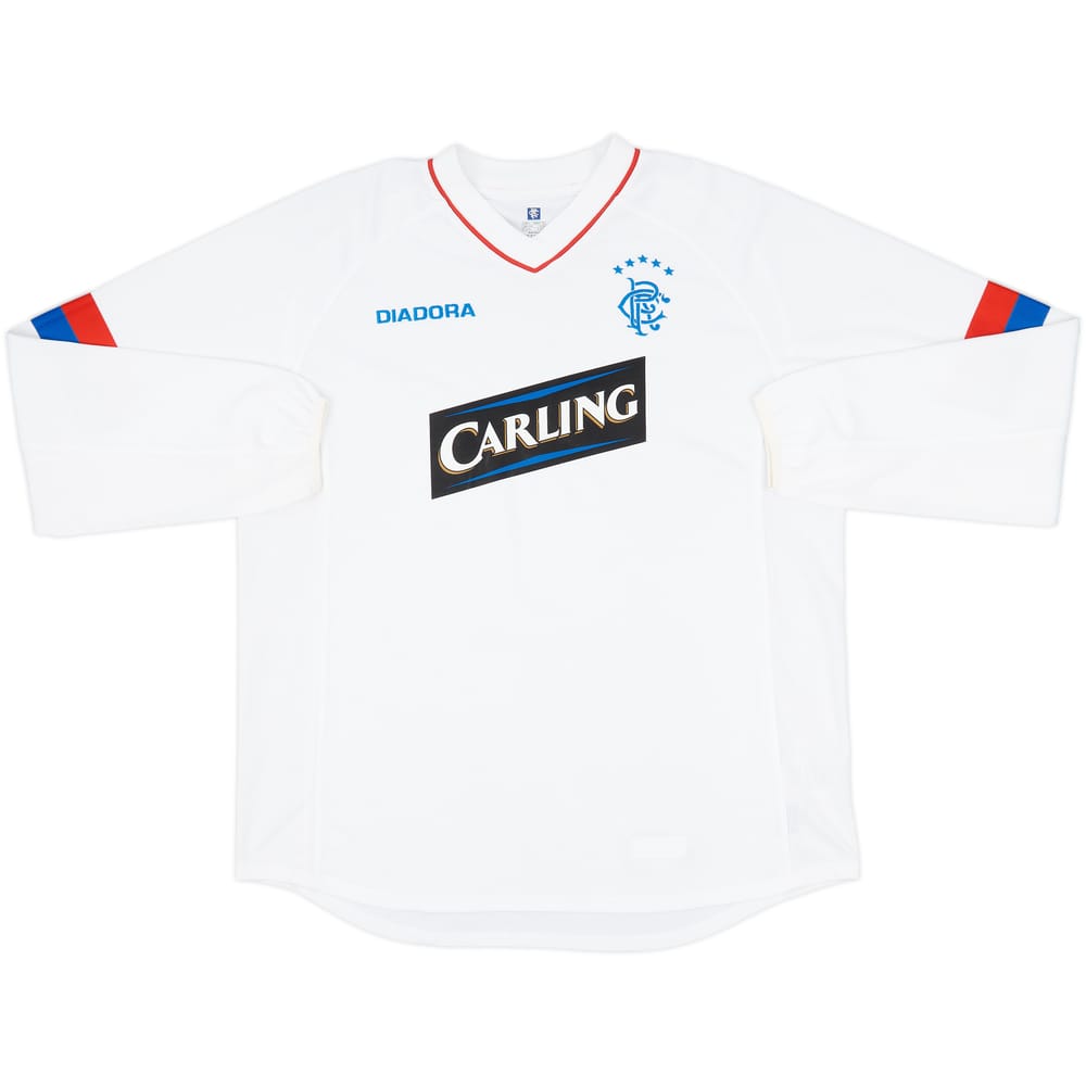2003-04 Rangers Third L/S Shirt - 8/10 - (L)