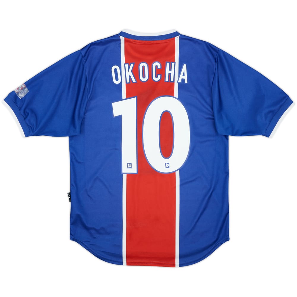 1999-00 Paris Saint-Germain Home Shirt Okocha #10 - 7/10 - (S)