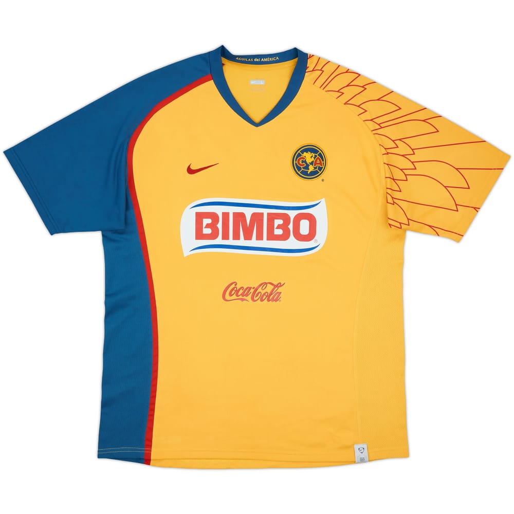 2007-08 Club America Home Shirt - 9/10 - (L)