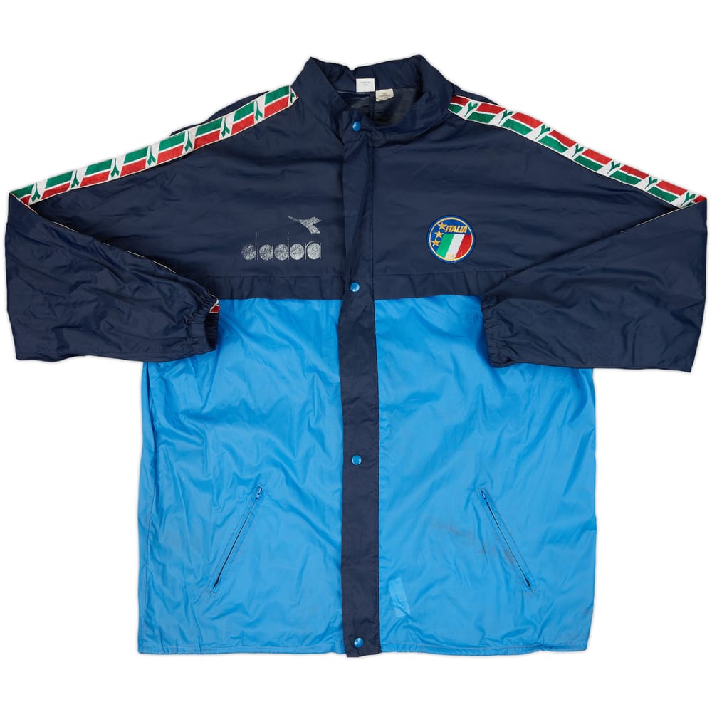 1990 Italy Diadora Hooded Rain Jacket - 5/10 - (XXL)