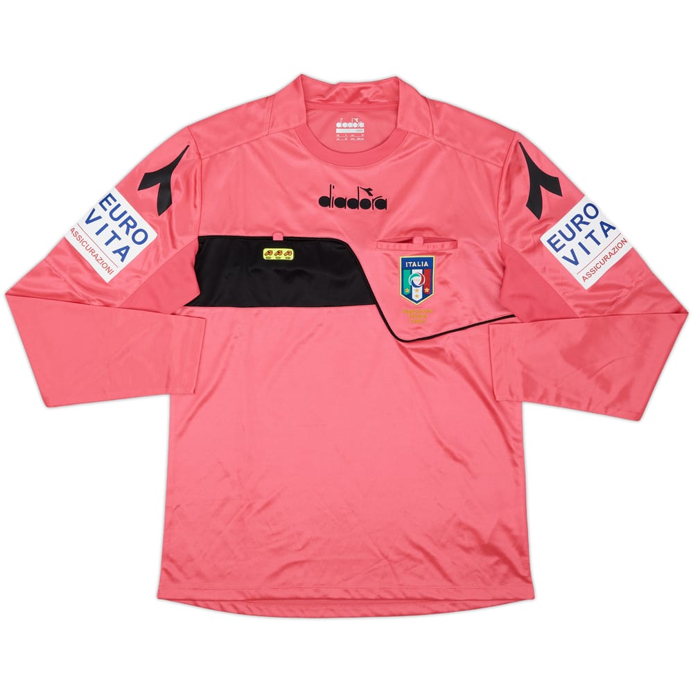 2018-19 Italy Diadora Referee L/S Shirt - 9/10 - (M)