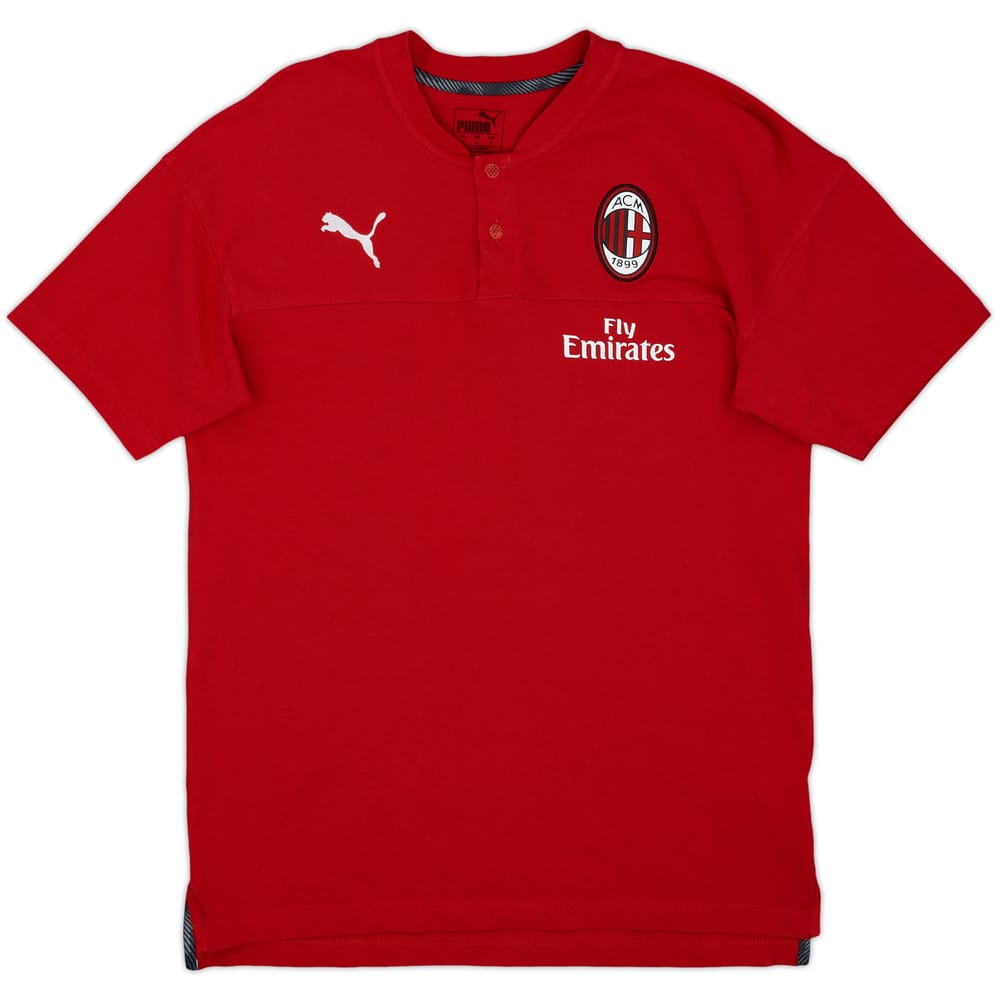 2019-20 AC Milan Puma Polo Shirt - 9/10 - (M)