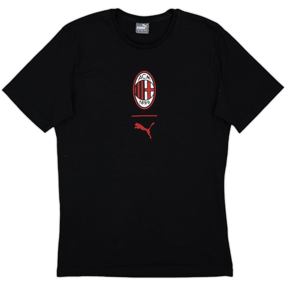 2018-19 AC Milan Puma Cotton Tee - 7/10 - (L)