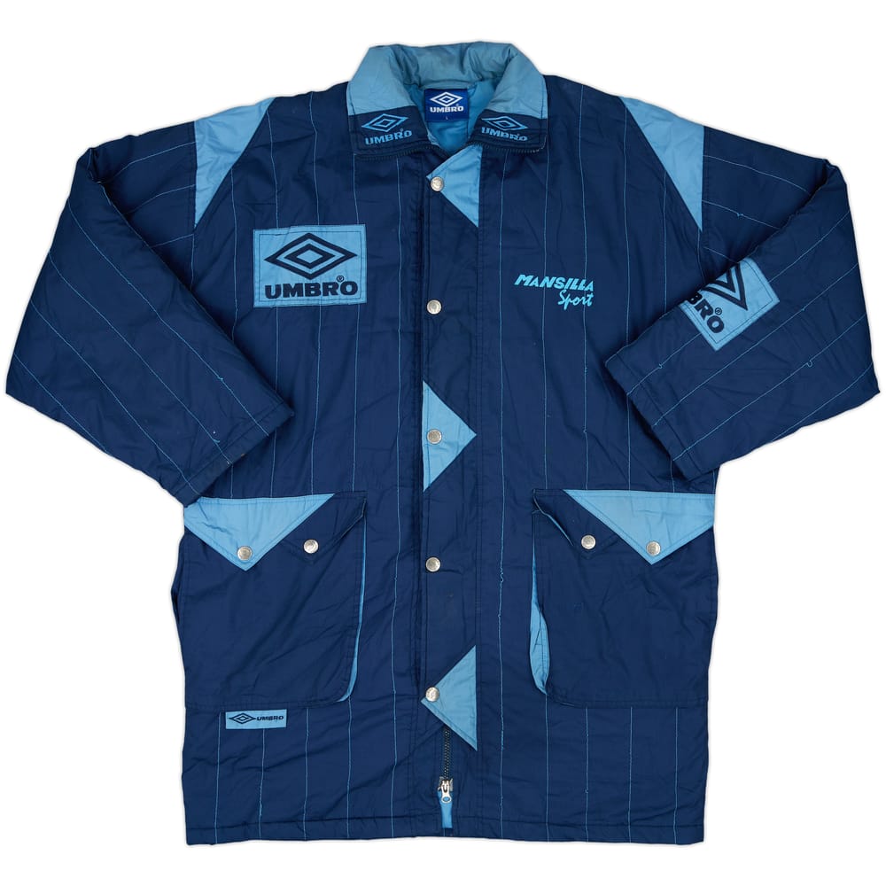 1990s Umbro Template Padded Bench Coat - 8/10 - (L)