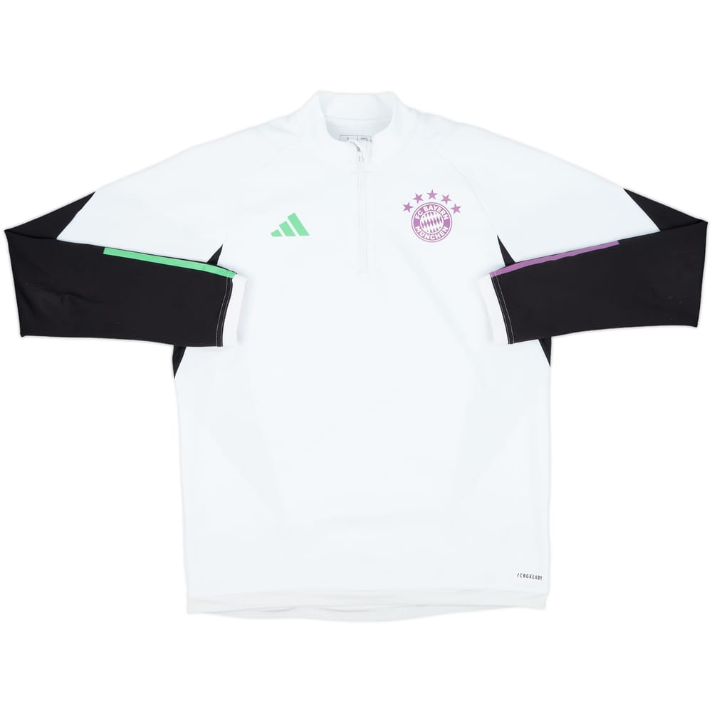 2023-24 Bayern Munich adidas 1/4 Zip Drill Top - 7/10 - (L)