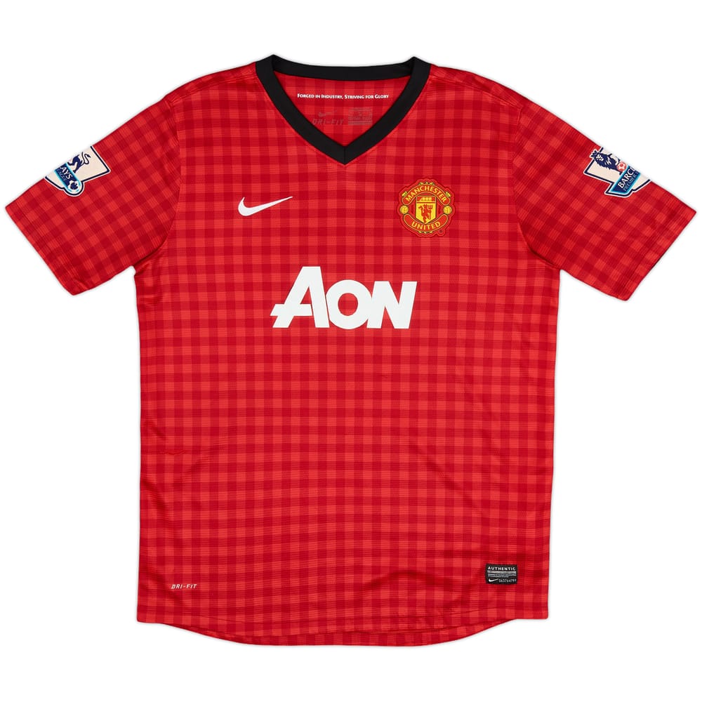 2012-13 Manchester United Home Shirt - 5/10 - (XL.Boys)