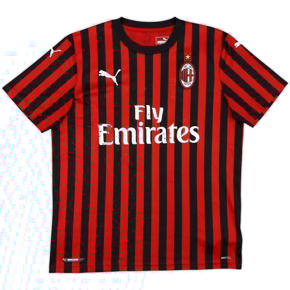 2019-20 AC Milan Home Shirt - 4/10 - (XL.Boys)