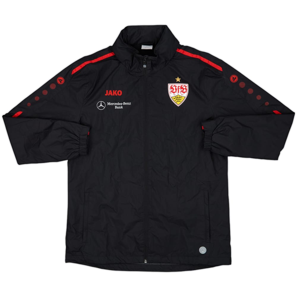 2019-20 Stuttgart Jako Hooded Rain Jacket - 9/10 - (L)