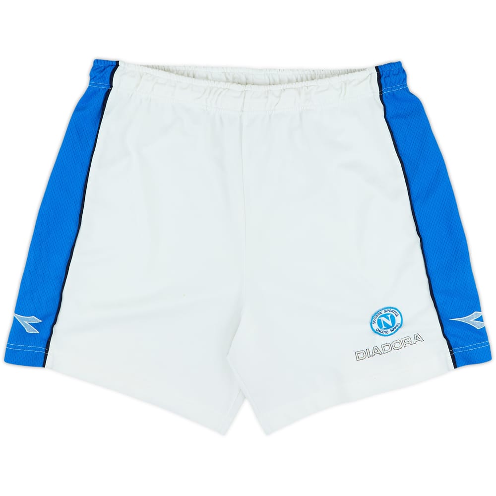 2000-01 Napoli Home Shorts - 5/10 - (XL)