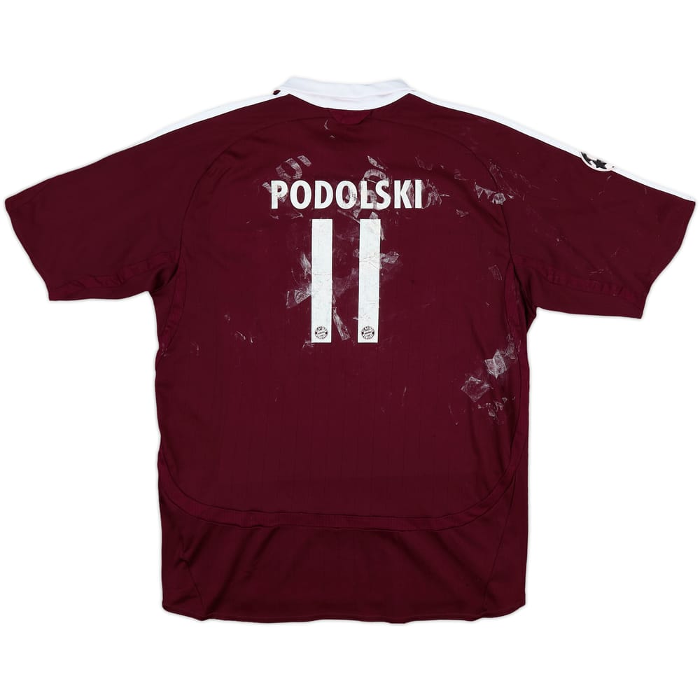 2006-07 Bayern Munich CL Shirt Podolski #11 - 4/10 - (XL.Boys)