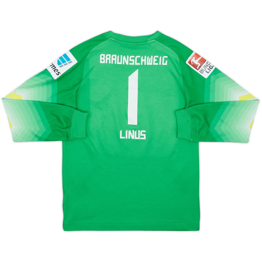 2014-15 Eintracht Braunschweig GK Shirt Linus #1 - 6/10 - (M.Boys)