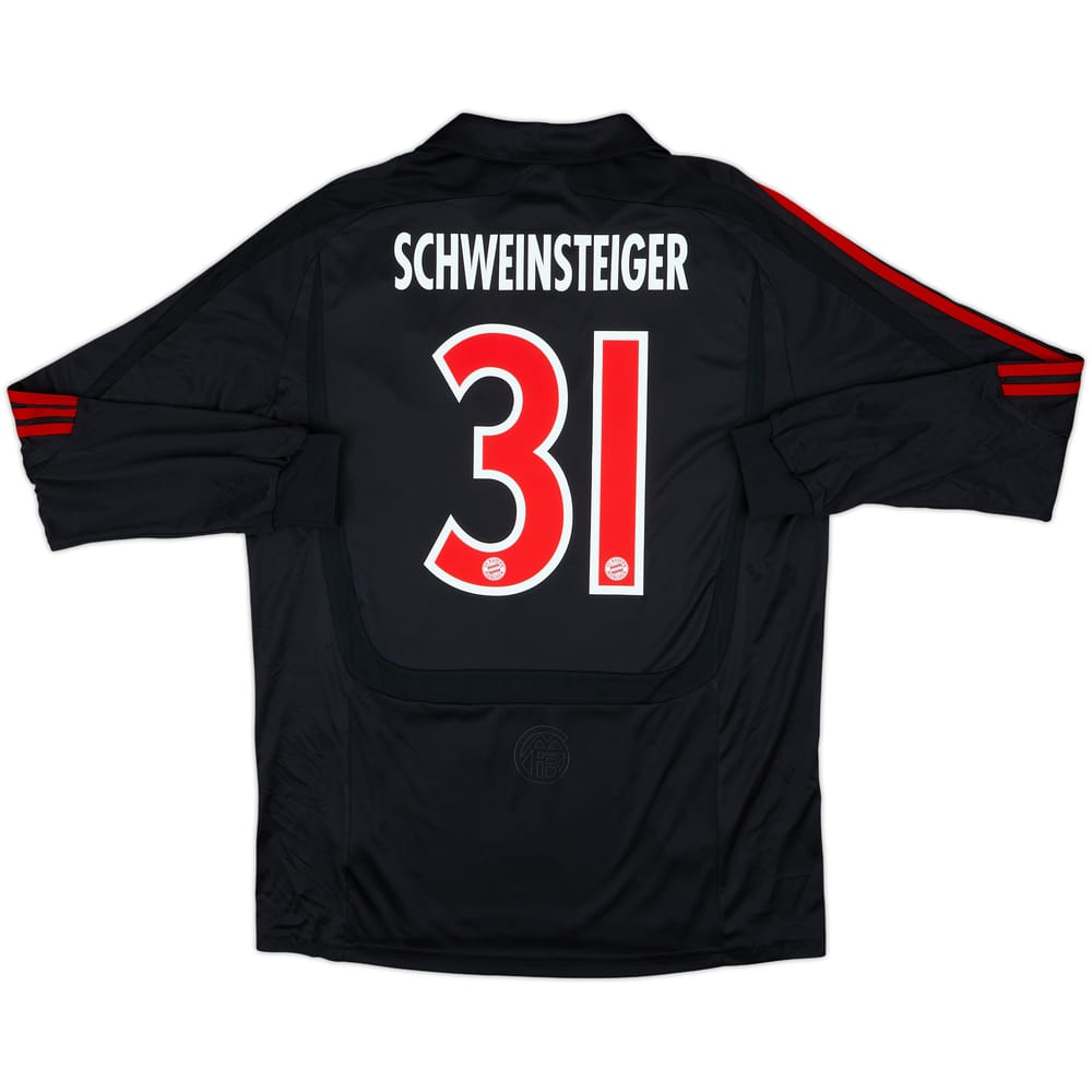 2007-09 Bayern Munich Player Issue European L/S Shirt Schweinsteiger #31 - 8/10 - (L)