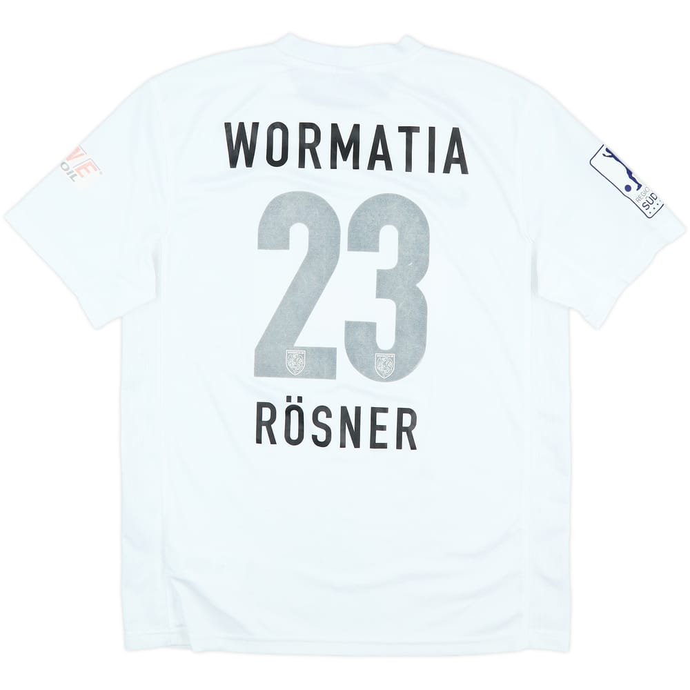 2012-13 Wormatia Worms Match Issue Away Shirt Rosner #23